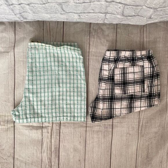 Nautica women sleepwear plaid shorts bundle size Small & large - Picture 1 of 11